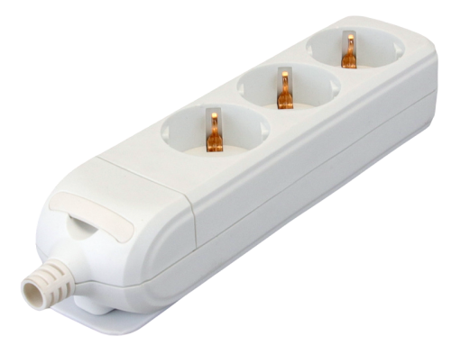 Gniazdo przedłużacza, schuko 3×SCHUKO, max.16A, 250VAC HUR-03 Tracon Electric