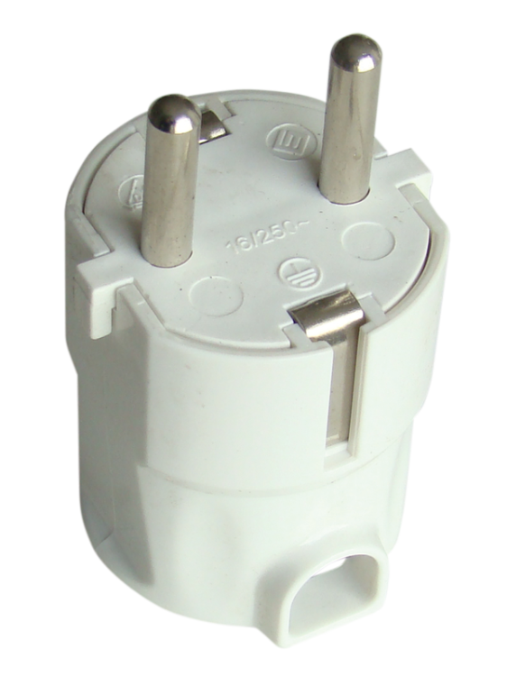 Wtyczka z bocznym podłączeniem kabla, schuko 1×SCHUKO, 250VAC, max.16A TCSDO Tracon Electric