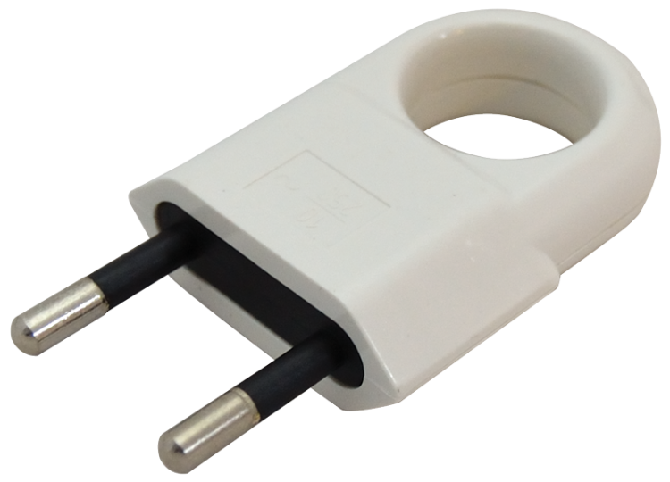 Wtyczka montażowa,płaska 1×EURO, 250VAC, max.10A TCSDLH Tracon Electric