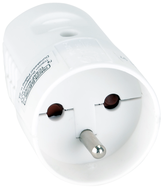 Gniazdo proste z bolcem uziemiającym 1×FRENCH, 250VAC, max.16A TCSAF Tracon Electric