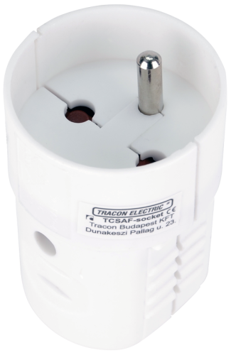 Gniazdo proste z bolcem uziemiającym 1×FRENCH, 250VAC, max.16A TCSAF Tracon Electric