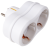 Rozgałęźnik wielogniazdowy SCHUKO, biały 2×SCHUKO, max.16A, 250VAC TNS2 Tracon Electric