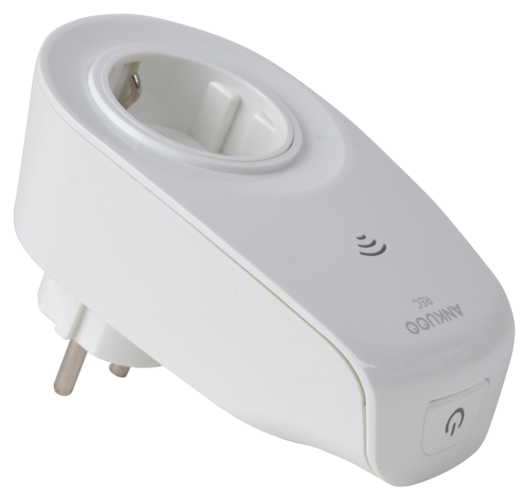 Gniazdo z przełącznikiem WIFI 230 V, 50 Hz, 16 A, MAX. 3500 W, Wi-Fi: 2.4 GHz WANKUOOSW6301 Tracon Electric
