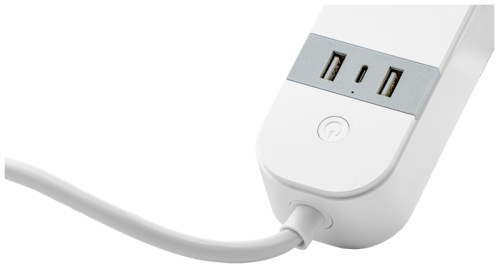 Inteligentna, wielopunktowa listwa zasilająca 4xFRENCH, 2USBA, 1USBC, 240V, 16A, 3x1,5mm2, 1,5m HSM4-2A1C-2M-FR Tracon Electric