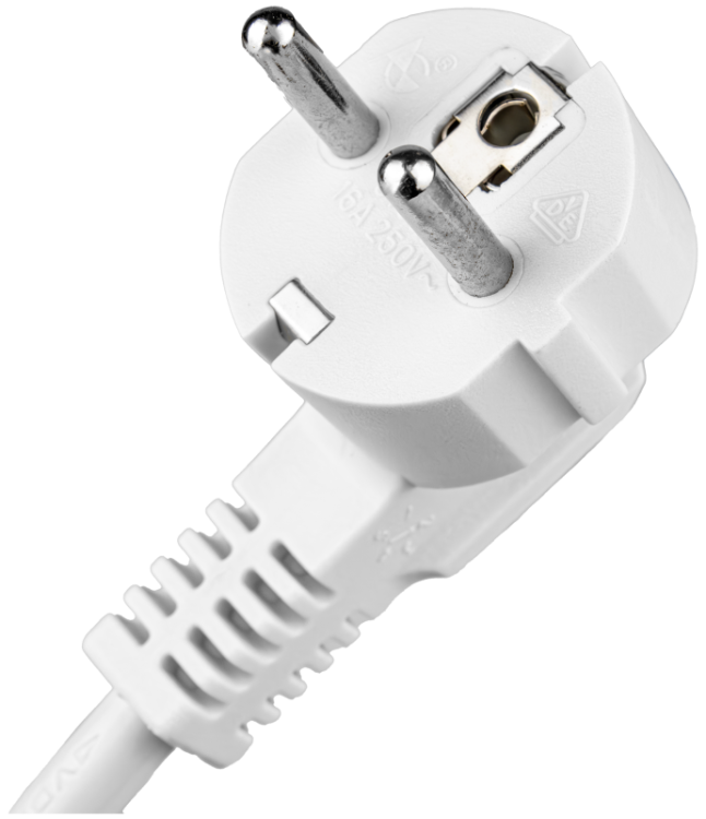 Inteligentna, wielopunktowa listwa zasilająca 4xFRENCH, 2USBA, 1USBC, 240V, 16A, 3x1,5mm2, 1,5m HSM4-2A1C-2M-FR Tracon Electric