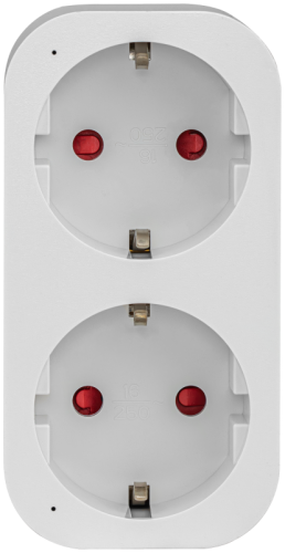 Inteligentne, podwójne gniazdo typu SCHUKO 2xSCHUKO, 240VAC, 16A TNSM2 Tracon Electric