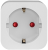 Inteligentne, pojedyńcze gniazdo typu SCHUKO 1xSCHUKO, 240VAC, 16A TNSM1 Tracon Electric