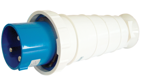 Wtyczka przemysłowa ze zwiększoną ochroną 63A, 250V, 2P+E, 6h, IP67 TICS-033 Tracon Electric