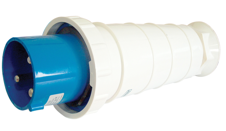Wtyczka przemysłowa ze zwiększoną ochroną 63A, 250V, 2P+E, 6h, IP67 TICS-033 Tracon Electric