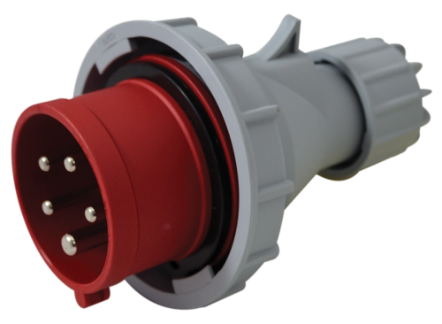 Wtyczka przemysłowa z opcją odwrócenia fazy 16A, 400V, 3P+N+E, 6h, IP67 TICS-0152PF Tracon Electric
