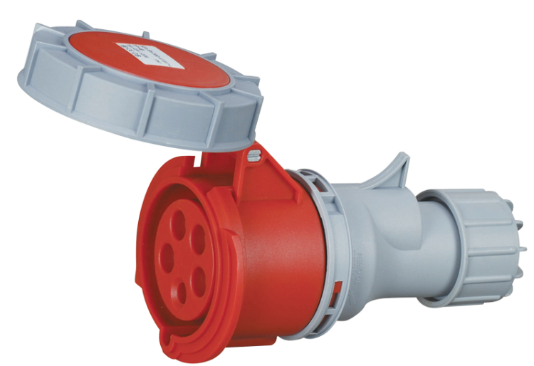 Gniazdo przemysłowe ze zwiększoną ochroną 16A, 400V, 3P+N+E, 6h, IP67 TICS-2152H Tracon Electric