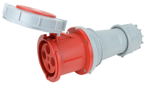 Gniazdo przemysłowe, ze zwiększoną ochroną 125A, 400V, 3P+E, 6h, IP67 TICS-244 Tracon Electric