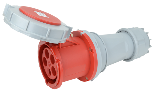 Gniazdo przemysłowe, ze zwiększoną ochroną 125A, 400V, 3P+N+E, 6h, IP67 TICS-245 Tracon Electric