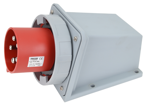 Wtyczka przemysłowa natynkowa 125A, 400V, 3P+N+E, 6h, IP67 TICS-545 Tracon Electric