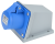 Gniazdo przemysłowe natynkowe 16A, 250V, 2P+E, 6h, IP44 TICS-113 Tracon Electric