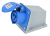 Gniazdo przemysłowe natynkowe 16A, 250V, 2P+E, 6h, IP44 TICS-113 Tracon Electric