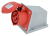 Gniazdo przemysłowe natynkowe 16A, 400V, 3P+E, 6h, IP44 TICS-114 Tracon Electric