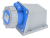 Gniazdo przemysłowe natynkowe 16A, 250V, 2P+E, 6h, IP67 TICS-1132 Tracon Electric