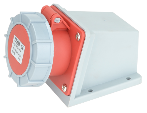 Gniazdo przemysłowe natynkowe 16A, 400V, 3P+E, 6h, IP67 TICS-1142 Tracon Electric