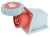 Gniazdo przemysłowe natynkowe 16A, 400V, 3P+E, 6h, IP67 TICS-1142 Tracon Electric