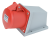 Gniazdo przemysłowe natynkowe 32A, 400V, 3P+E, 6h, IP44 TICS-124 Tracon Electric