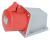 Gniazdo przemysłowe natynkowe 32A, 400V, 3P+N+E, 6h, IP44 TICS-125 Tracon Electric