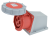 Gniazdo przemysłowe natynkowe 32A, 400V, 3P+E, 6h, IP67 TICS-1242 Tracon Electric