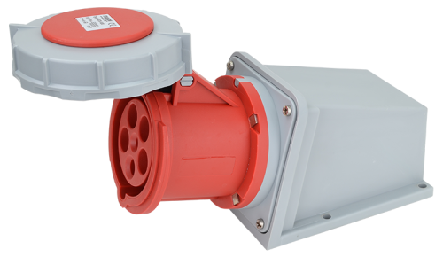 Gniazdo przemysłowe natynkowe 63A, 400V, 3P+N+E, 6h, IP67 TICS-135 Tracon Electric