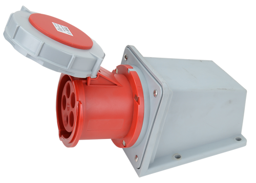 Gniazdo przemysłowe natynkowe 125A, 400V, 3P+N+E, 6h, IP67 TICS-145 Tracon Electric