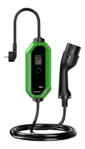 Przenośna ładowarka do poj. elektrycznych z wtyczką typu 2 6A, 8A, 10A, 13A, 16A, TYPE2, 230V TECP101 Tracon Electric