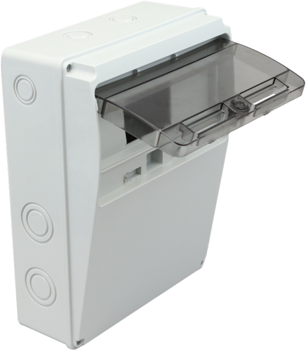 Pusta rozdzielnica przemysłowa, ABS 11 mod, H×W×D=300×230×115mm, IP55 TDB302210 Tracon Electric