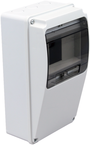 Pusta rozdzielnica przemysłowa, ABS 6 mod, H×W×D=230×130×105mm, IP55 TDB231377 Tracon Electric