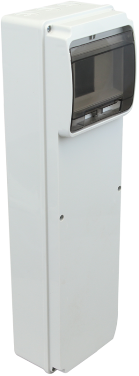 Pusta rozdzielnica przemysłowa, ABS 6 mod, H×W×D=460×130×105mm, IP55 TDB461377 Tracon Electric