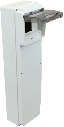 Pusta rozdzielnica przemysłowa, ABS 6 mod, H×W×D=460×130×105mm, IP55 TDB461377 Tracon Electric