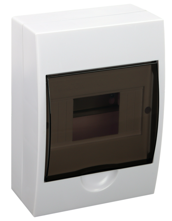 Rozdzielnica natynkowa dymne drzwi, szyna N/PE 1×6 modul, IP40, (H×W×D=200×148×95mm) EDFK-6/1 Tracon Electric