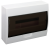 Rozdzielnica natynkowa dymne drzwi, szyna N/PE 1×12 modul, IP40, (H×W×D=200×256×95mm) EDFK-12/1 Tracon Electric