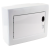 Rozdzielnica natynkowa z białymi płaskimi drzwiami, plastik 1×8 (8) modul, IP40, (H×W×D=195×240×90mm) EDFKSN-8/1 Tracon Electric
