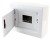 Rozdzielnica natynkowa z białymi płaskimi drzwiami, plastik 1×8 (8) modul, IP40, (H×W×D=195×240×90mm) EDFKSN-8/1 Tracon Electric