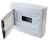 Rozdzielnica natynkowa z dymnymi płaskimi drzwiami, plastik 1×12 (12) modul, IP40, (H×W×D=260×330×92mm) EDFKS-12/1 Tracon Electric