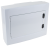 Rozdzielnica natynkowa z białymi płaskimi drzwiami, plastik 1×12 (12) modul, IP40, (H×W×D=260×330×92mm) EDFKSN-12/1 Tracon Electric