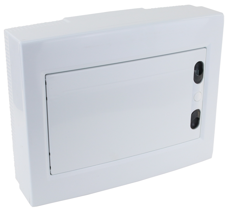 Rozdzielnica natynkowa z białymi płaskimi drzwiami, plastik 1×12 (12) modul, IP40, (H×W×D=260×330×92mm) EDFKSN-12/1 Tracon Electric