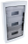 Rozdzielnica natynkowa z dymnymi płaskimi drzwiami, plastik 3×12 (36) modul, IP40, (H×W×D=570×330×100mm) EDFKS-12/3 Tracon Electric