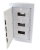Rozdzielnica natynkowa z białymi płaskimi drzwiami, plastik 3×12 (36) modul, IP40, (H×W×D=570×330×100mm) EDFKSN-12/3 Tracon Electric