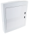 Rozdzielnica natynkowa z białymi płaskimi drzwiami, plastik 2×18 (36) modul, IP40, (H×W×D=505×464×100mm) EDFKSN-18/2 Tracon Electric