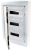 Rozdzielnica natynkowa z dymnymi płaskimi drzwiami, plastik 3×18 (54) modul, IP40, (H×W×D=670×464×120mm) EDFKS-18/3 Tracon Electric