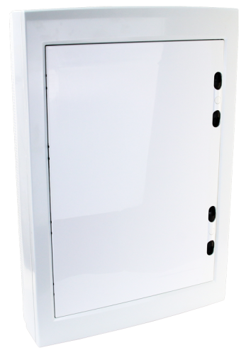Rozdzielnica natynkowa z białymi płaskimi drzwiami, plastik 3×18 (54) modul, IP40, (H×W×D=670×464×120mm) EDFKSN-18/3 Tracon Electric