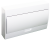 Rozdzielnica natynkowa białe drzwi, szyna N/PE 1×18 modul, IP40, (H×W×D=220×364×96mm) EDFKN-18/1 Tracon Electric