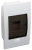 Rozdzielnica podtynkowa, dymne drzwi, szyna N/PE 1×4 modul, IP40, (H×W×D=200×112×66mm) EDS-4/1 Tracon Electric