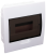 Rozdzielnica podtynkowa, dymne drzwi, szyna N/PE 1×8 modul, IP40, (H×W×D=200×186×66mm) EDS-8/1 Tracon Electric