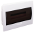 Rozdzielnica podtynkowa, dymne drzwi, szyna N/PE 1×12 modul, IP40, (H×W×D=200×256×66mm) EDS-12/1 Tracon Electric